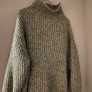 Oversized knit sweater